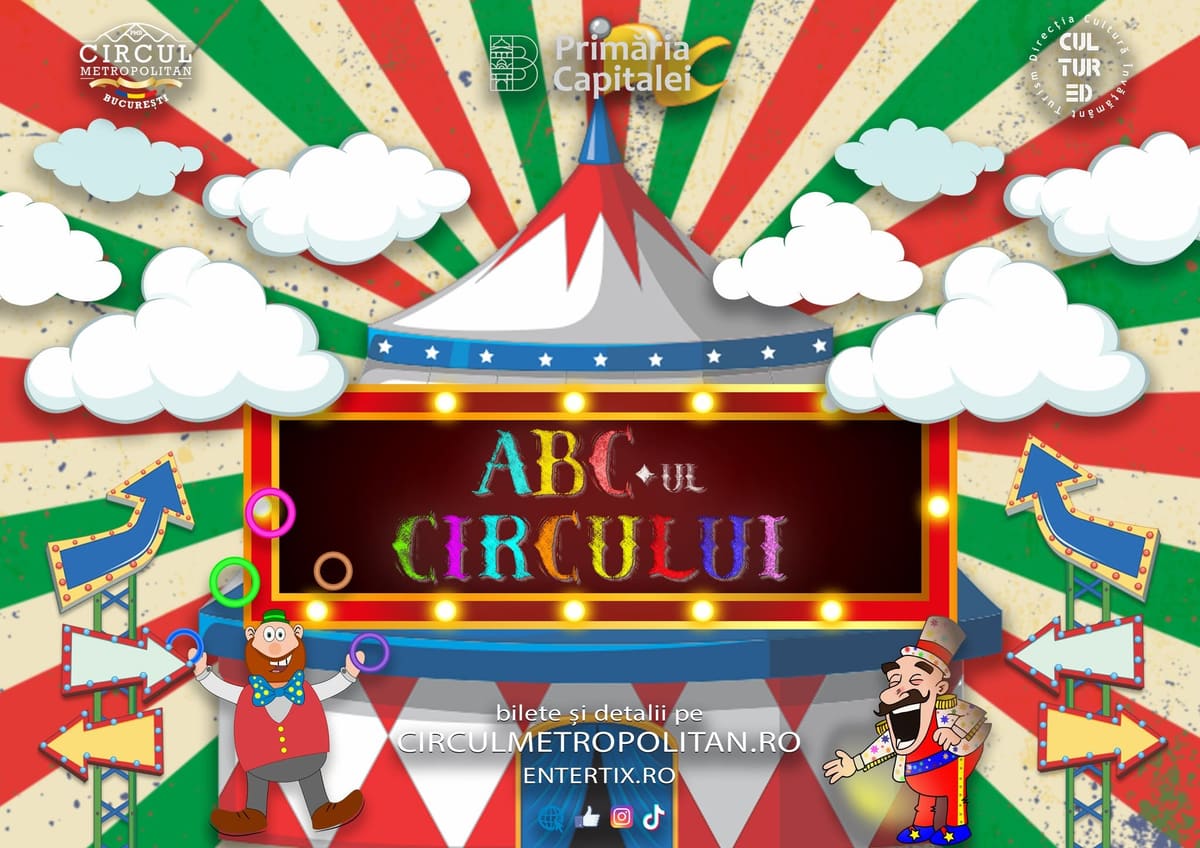 ABC-ul Circului – Spectacol pentru familie +0 ani