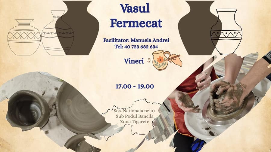 Vasul Fermecat – Atelier pentru familie +5 ani