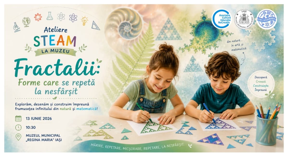 Ateliere STEAM la muzeu – Fractalii