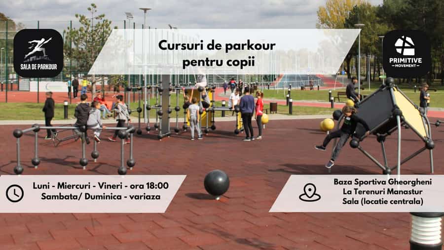 Cursuri de parkour pentru copii – Curs pentru familie +8 ani