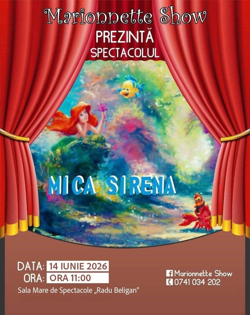 Mica Sirenă | Marionnette Show – Spectacol pentru familie +5 ani