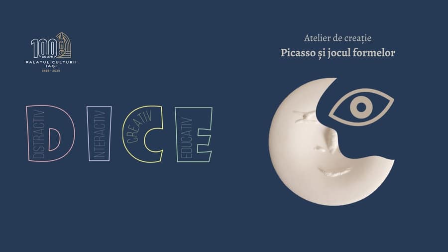 Atelier educațional „Picasso și jocul formelor” | 8–11 iulie 2026” – Atelier pentru copii 5-14 ani