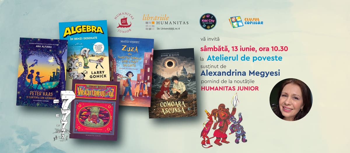 Atelier de poveste pornind de la noutătile Humanitas Junior – Atelier pentru familie +0 ani