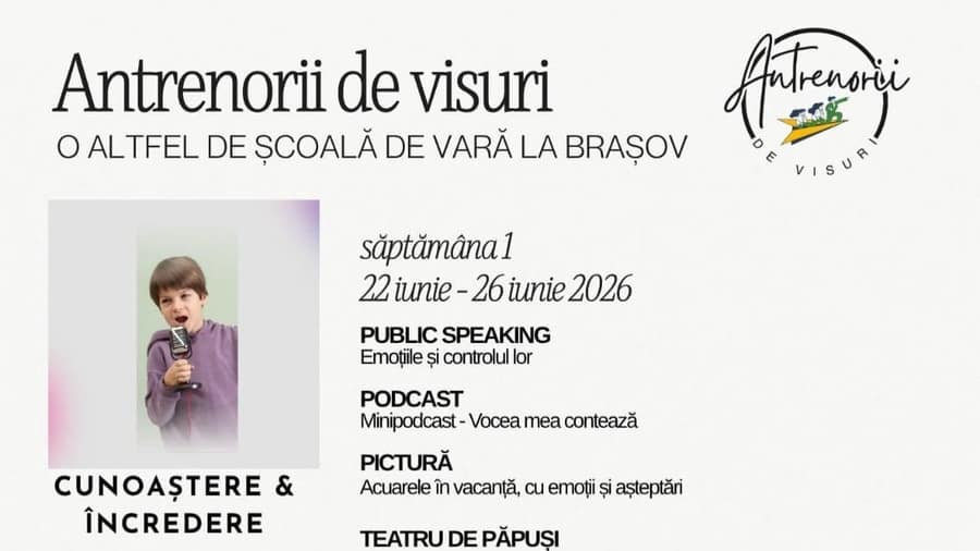 Înscrieri Școala de Vară – Vocea ta contează