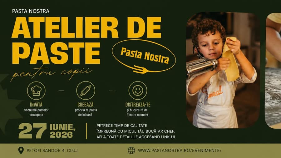 Atelier de paste pentru copii 3 – 7 ani