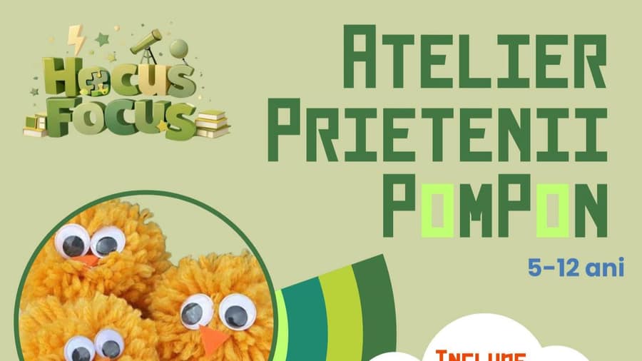 Atelier Prietenii Pompon – Atelier pentru familie +0 ani