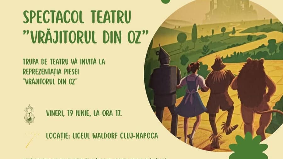 Vrăjitorul din Oz. Spectacol de teatru – Teatru pentru familie +0 ani