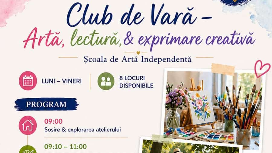 Club de Vară – Școală de Vară pentru copii 7-11 ani