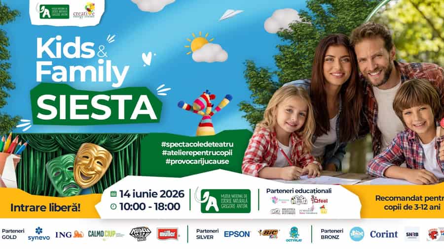 Kids & Family Siesta Summer 2026 – Festival pentru familie +0 ani