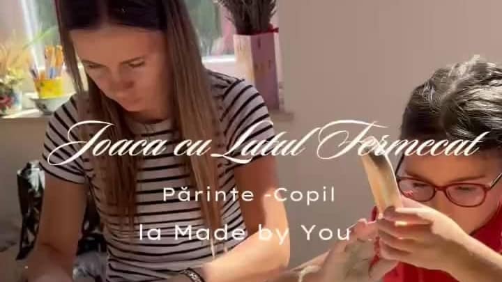 Joaca cu Lutul Fermecat PĂRINTE -COPIL – Parent-friendly pentru familie +3 ani