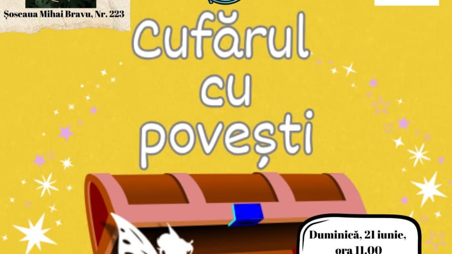 Cufărul cu povești – Spectacol pentru familie +0 ani
