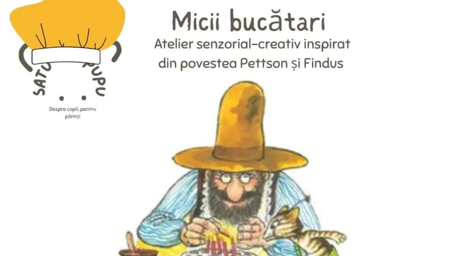 Atelier de gătit inspirat de Findus – Atelier pentru copii 3-10 ani