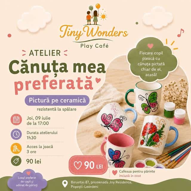 Cănuța mea preferată. Atelier pentru copii – Atelier pentru copii 4-12 ani